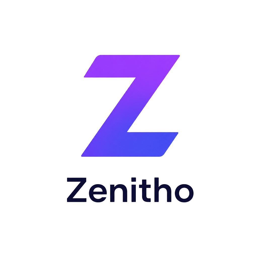 Zenitho — example No-Code App Builder brand