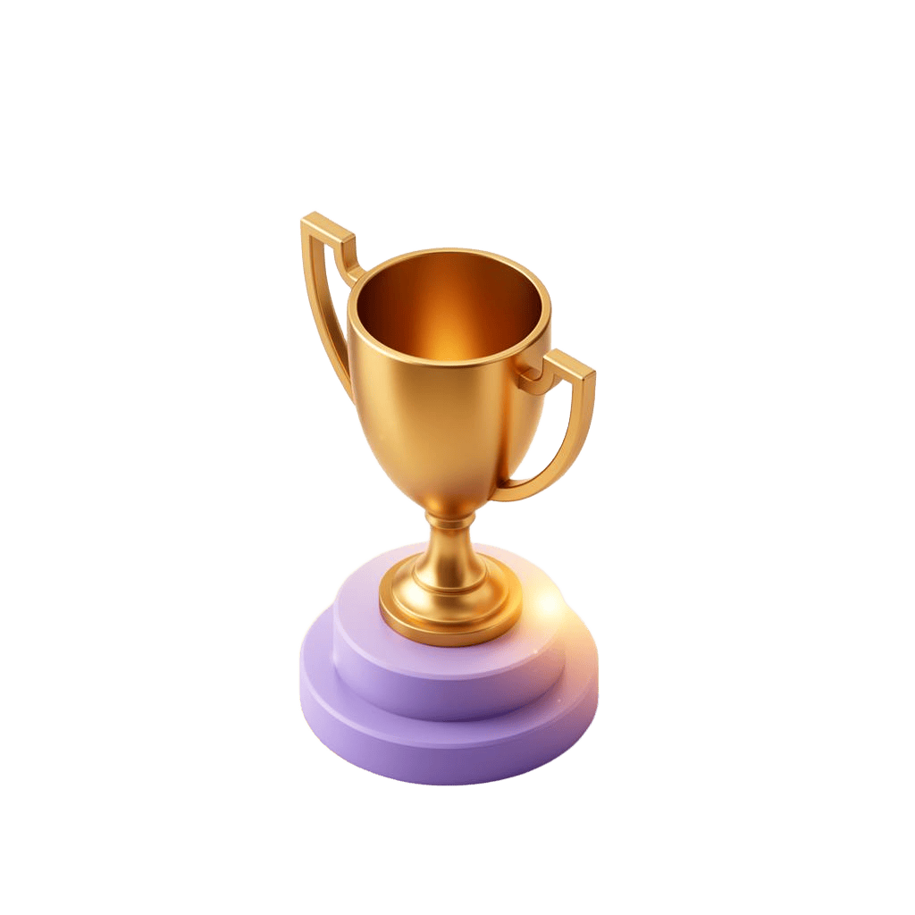 Golden trophy on a podium ranking the 8 best business idea validators of 2026