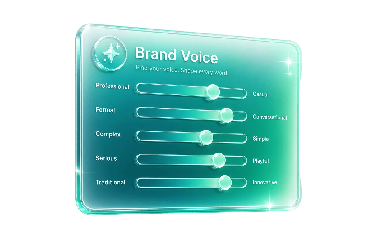 Voice & tone guidelines