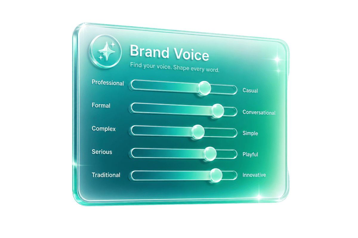 Voice & tone guidelines