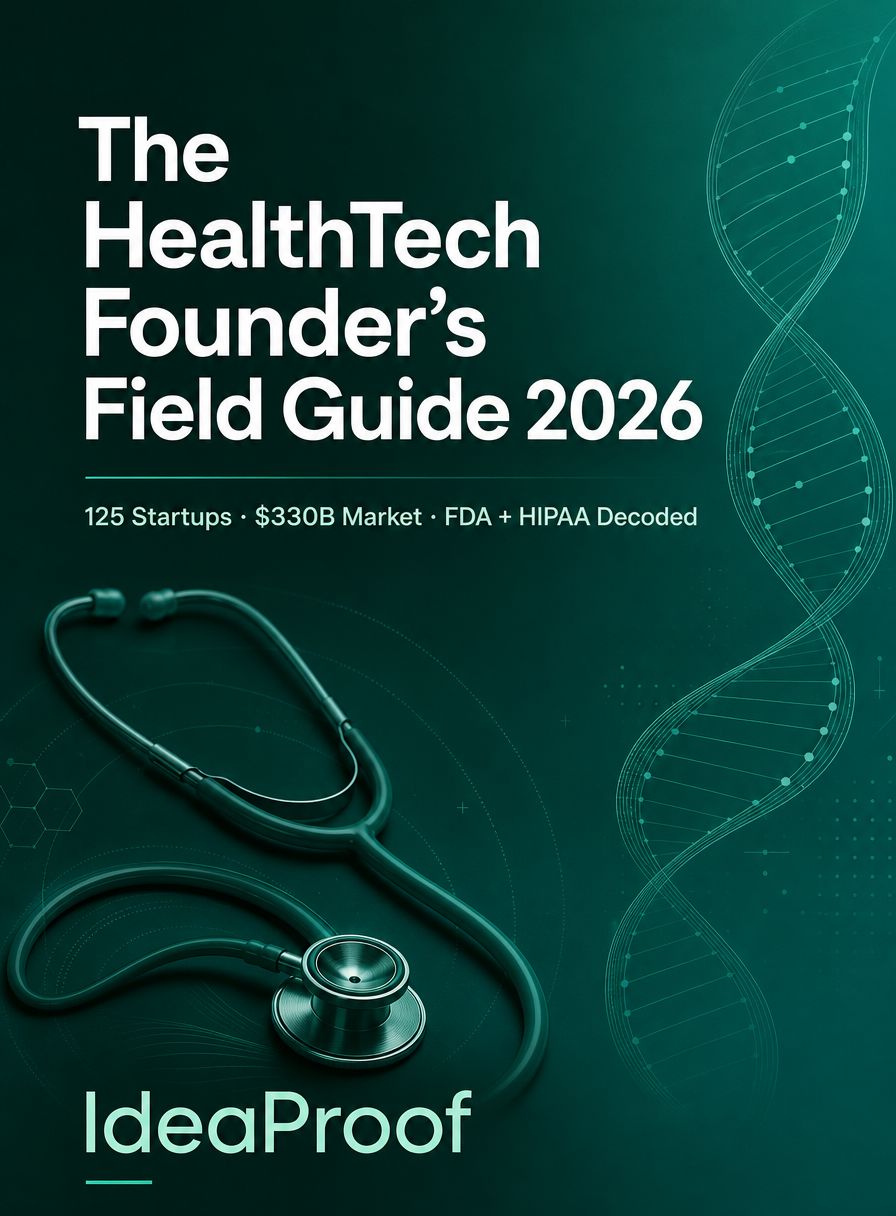 HealthTech Founder's Field Guide 2026 cover