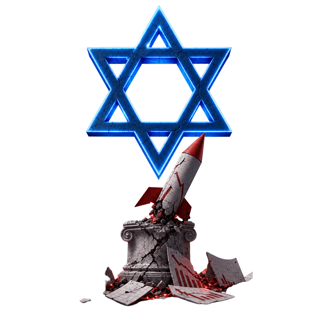 Failed startups in Israel — editorial illustration