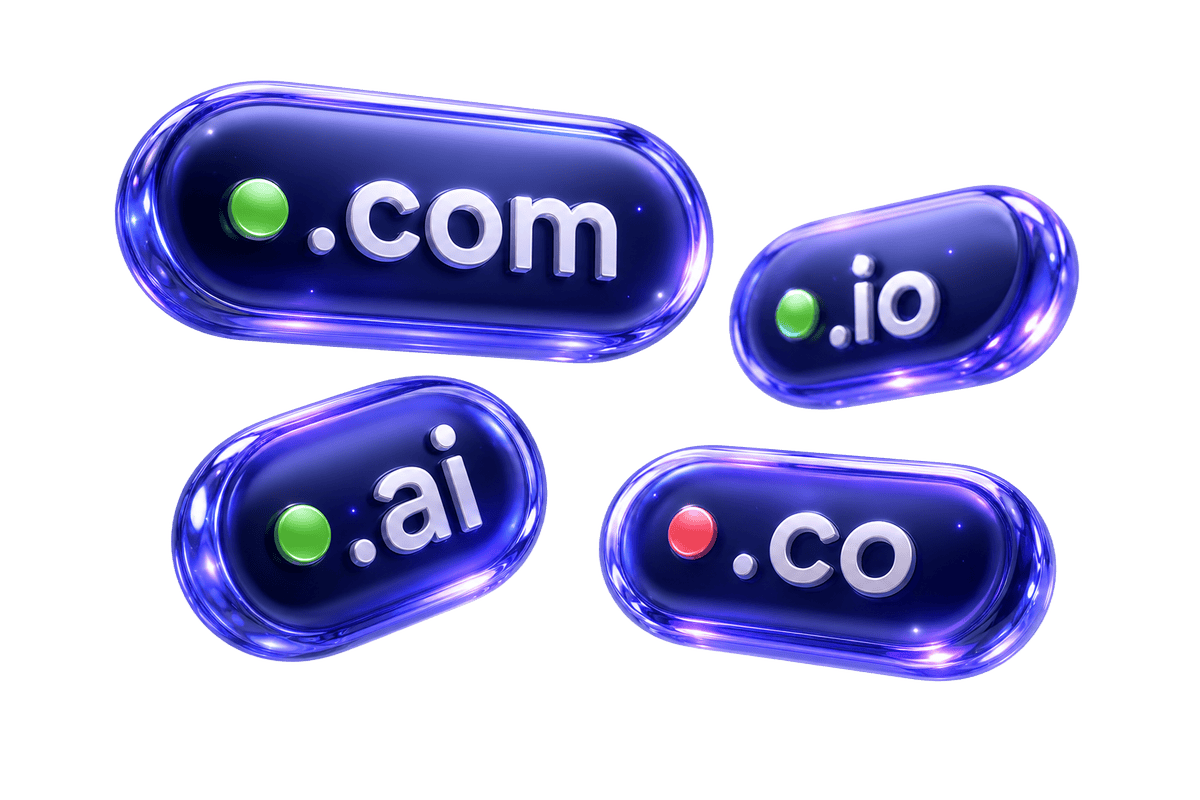 Domain availability at a glance